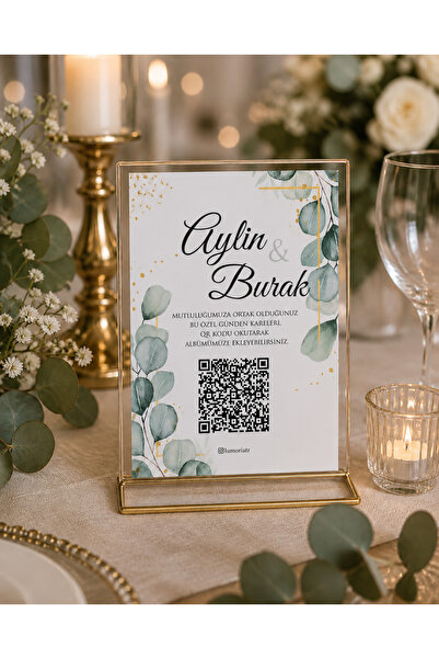 Lumoriatr Lumoria QR Kodlu Dijital Düğün Anı Albümü 25 adet – Fotoğraf Paylaş...