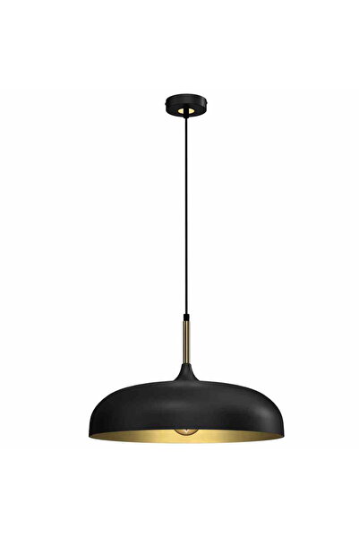 Milagro Lustră suspendată modernă Lincoln MLP7898, abajur metalic negru/auriu...