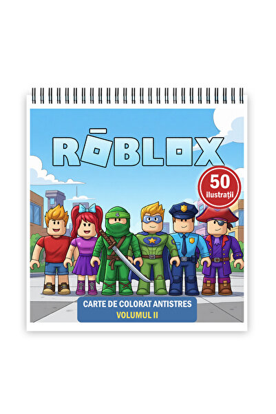 Legendary Gifts Carte de colorat, 50 de ilustratii Roblox - Volumul II, 106 p...