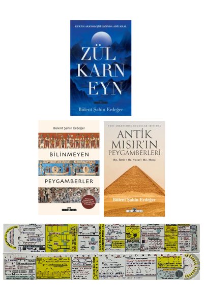 Timaş Yayınları Bülent Şahin Erdeğer 3 Kitap Set / Zülkarneyn - Bilinmeyen Pe...