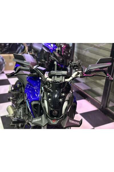 Yamaha Mt-07 H2 Karbon Kanat Ayna Seti New Model