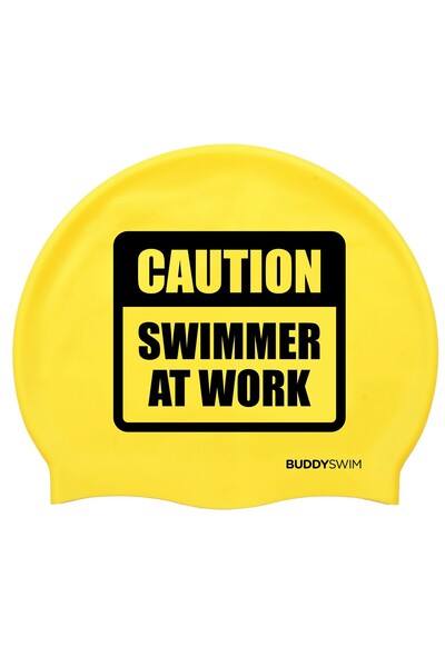 BuddySwim Σιλικονούχο σκουφάκι κολύμβησης CSW Κίτρινο