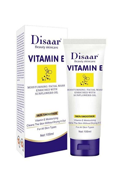 Disaar Beauty Vitamin E Moisturizing Facial Wash Sunflowers Oil Cleans Pores ...