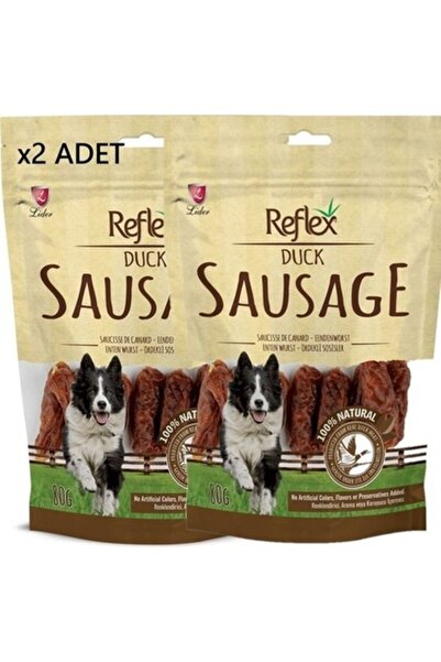 Reflex Sausage Ördekli Sosis Köpek Ödül Maması 80 gr (2ADET) -TY5609596