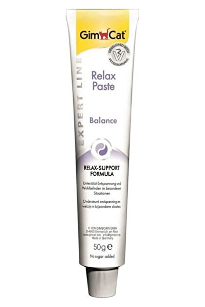 Gimcat Expert Line Relax Kedi Pastası 50 gr Stres Azaltıcı Lezzetli Formül -T...