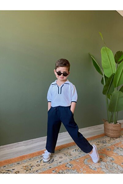 RÜYA KİDS Boy's Summer Holiday Set, Top and Bottom, 2-Piece Set