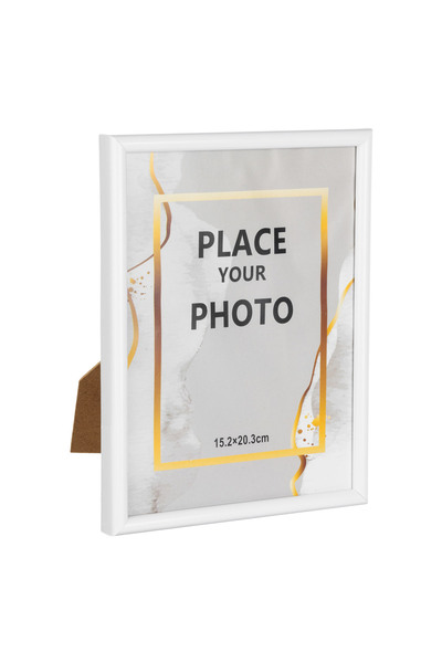 Zumzeria Ramă foto decorativă albă 15x20cm