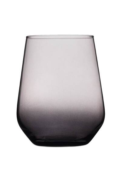 Zumzeria Pahar de sticlă negru mat fumuriu 435ml
