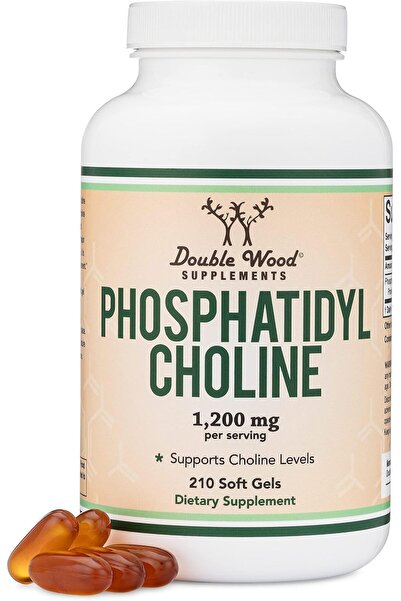 Double Wood Supplements Phosphatidylcholine Sunflower and Soy Lecithin, Non-G...