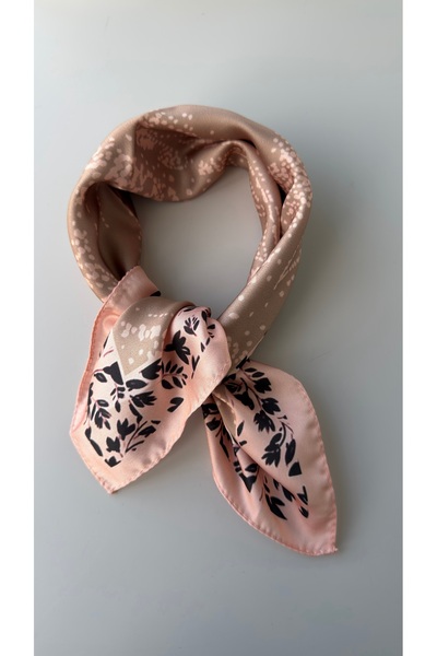 who knows ¿ Patterned Scarf Bandana Women's Clothing Accessory 50X50Cm