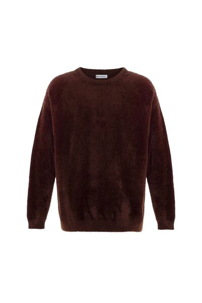 S13 Store Oversize Peluş Triko Kazak