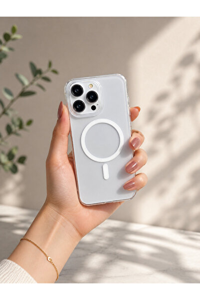 FawCase iPhone 14 Pro Uyumlu SERT Şeffaf Mika SARARMAZ İnce Fit Toz Korumalı ...
