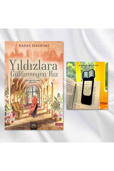 Arkadya Yayınları فتاة تبتسم للنجوم / هدية علامة كتاب على شكل شخصية كتبية