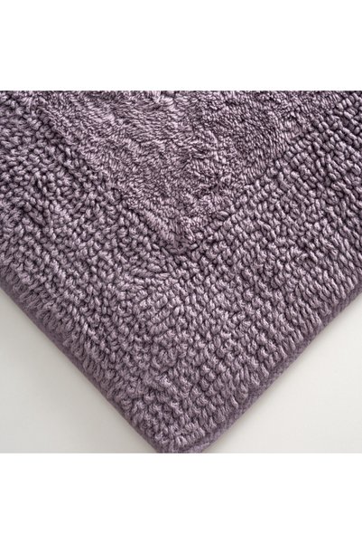 Ecocotton Set de 2 covorașe de baie Tamara 100% bumbac violet 40x60-60x90