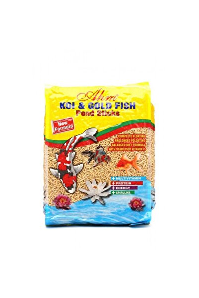 Ahm Koi ve Japon Balığı Doğal Yem Naturel Pond Sticks 1 Kg