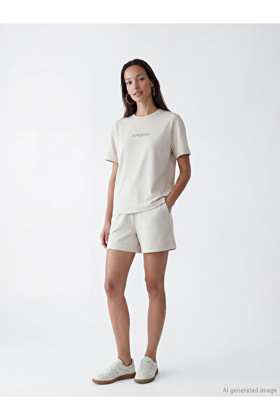 LC Waikiki Elastic Waist Soft Touch Women's Shorts