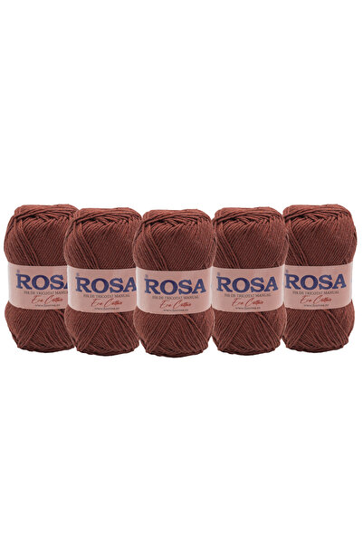 Pin Trade SRL Rosa Cotton 7530 knitting yarn package, 5 spools, 100% recycled...