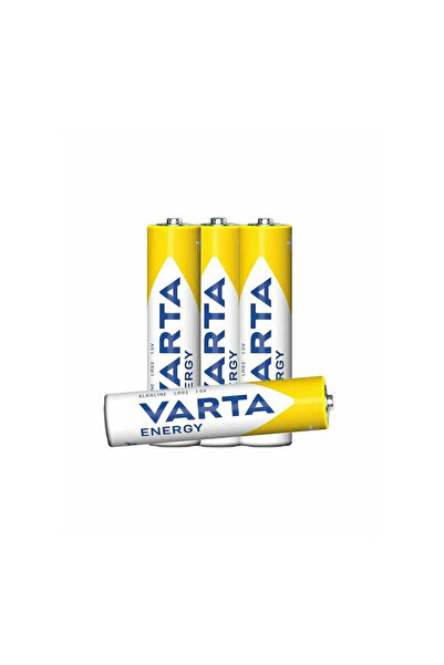 Varta Kaliteli İnce Kalem Pil - Energy Alkalin LR03 AAA 1.5V 4 Adet