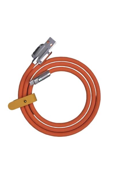 Yallabena كابل شحن سريع USB-C بقوة 120 واط و6 أمبير - كابل سيليكون للبيانات و...