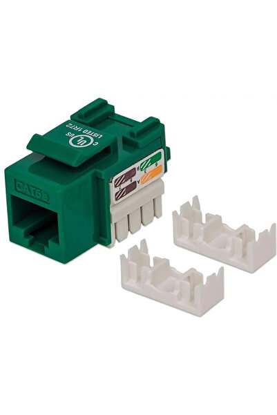 Intellinet Modul Keystone RJ45 UTP Cat5e verde