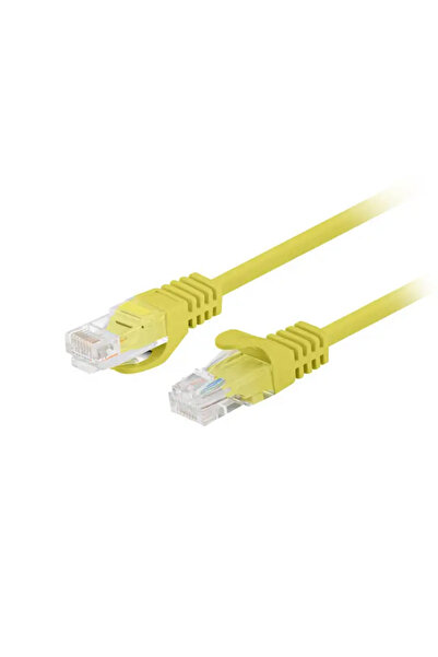Lanberg Cablu patch Cat.5e UTP 7.5m galben, testat Fluke