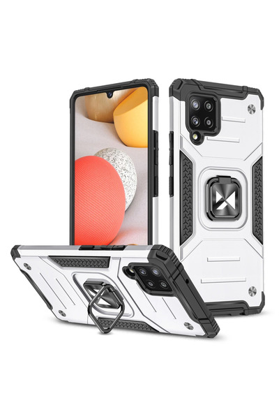 WOZINSKY Husă Hibridă Rezistentă cu Inel de Protecție + Suport Magnetic pentr...