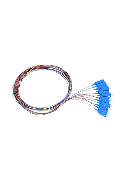 Extralink Set de pigtail-uri în 12 culori SC/UPC G657A1