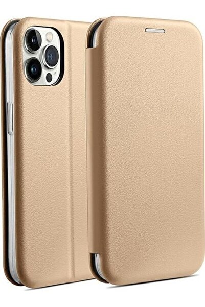 Beline Husă tip carte magnetică iPhone 15 Pro 6,1" z≈Çoty/auriu