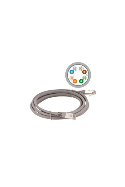 Alantec Cablu patch FTP cat.5e A-LANTEC pentru cablare structurată, 3.0m, gri