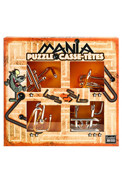 G3 Lămpi metalice 4 bucăți Puzzle Mania portocaliu