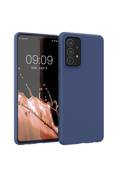 Hurtel Husă de silicon moale și flexibilă pentru Samsung Galaxy A22 4G, albastră