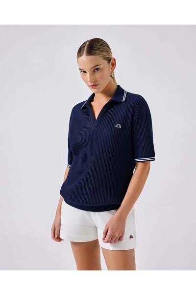 Ellesse 6SF5005-NV تي شيرت نسائي بياقة بولو - أزرق داكن
