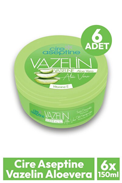 CIRE ASEPTINE Vaseline Aloevera 150 ml 6 Pieces