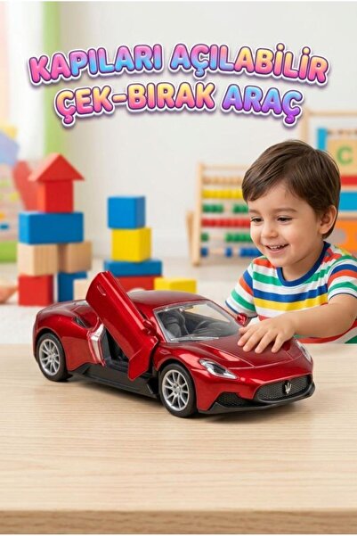 Tıfıl Toys سيارة مازيراتي MC20 القابلة للسحب - باب جانبي قابل للفتح - سيارة ل...