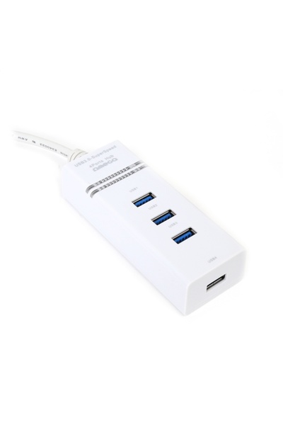 Omega USB 3.0 HUB 4 PORT WHITE [42463]