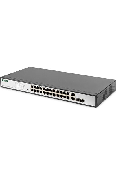 Digitus Επαγγελματικό DN-95343 - διακόπτης - 24 θύρες - τοποθετούμενο σε rack