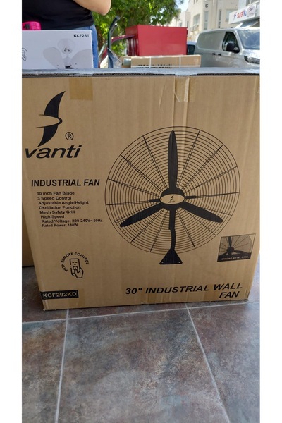 Vanti 180W Duvar Tipi Kumandalı Sanayi Vantilatör