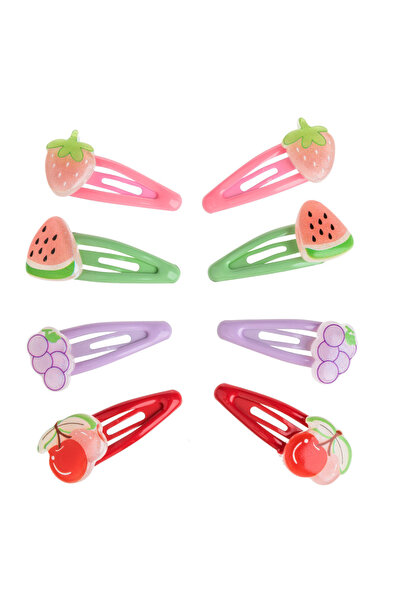 Zumzeria Clame de păr metalice de vară cu fructe colorate pentru copii 3cm - ...