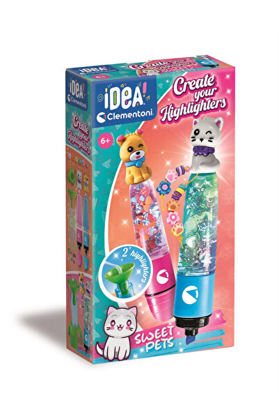 CLEMENTONI Colorat Sweet Pets set de realizare evidențiator