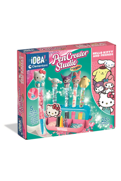 CLEMENTONI Hello Kitty Friends Set pentru făcut pixuri