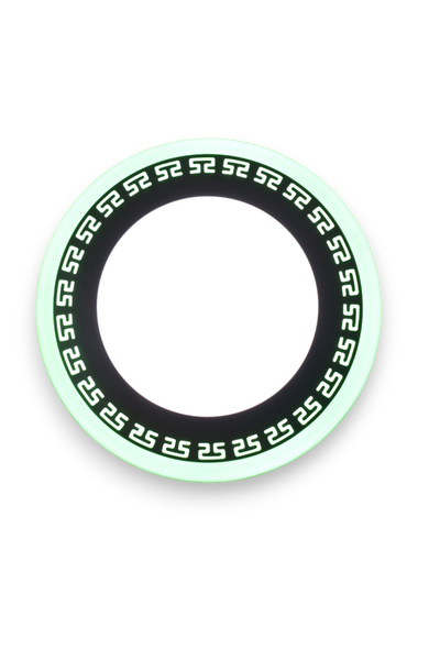MAD ECO LEDURI Bicolor 16W LED applique with lace pattern, white + green light