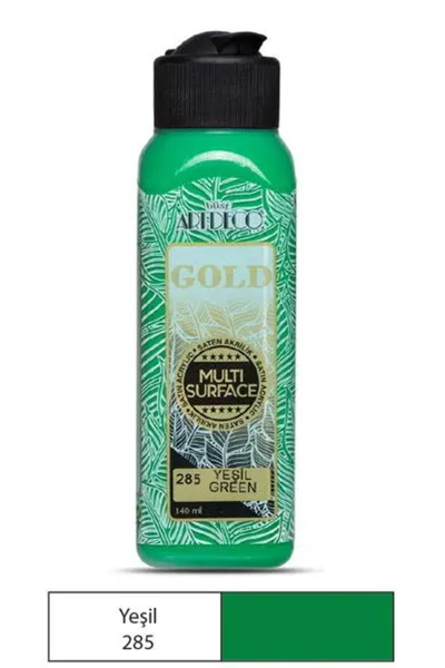 Artdeco Gold 140ml MULTİ SURFACE Akrilik Boya Yeşil
