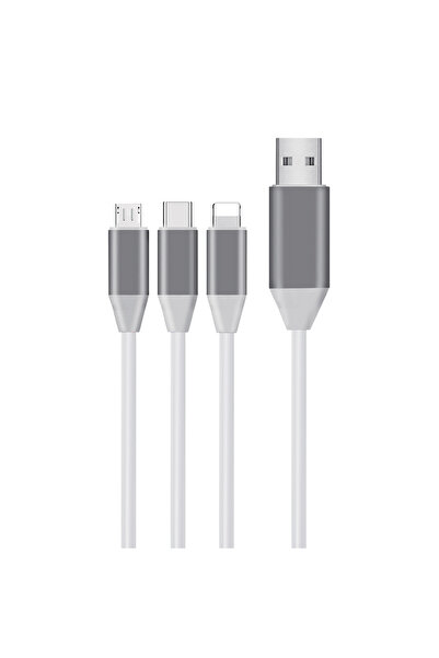 OEM 3in1 LED Charging Cable Type C 1.5m i-JMB
