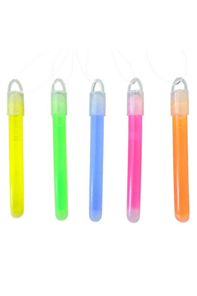 Zumzeria Glow in The Dark Stick Set in Different Colors Ø1x10cm - 5pcs