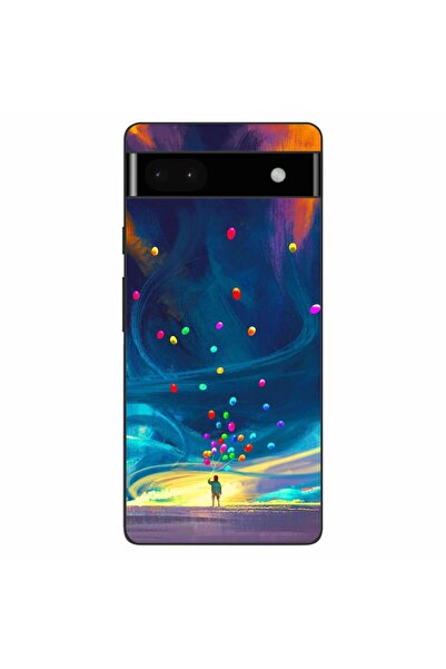 OEM Husa compatibila cu Google Pixel 6A Silicon Gel Tpu Model Baloane Univers