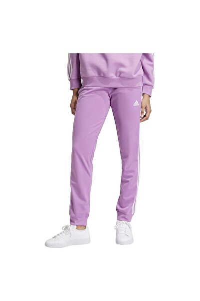 adidas Femei& # Pantaloni de trening Primegreen Essentials cu 3 dungi, conici...