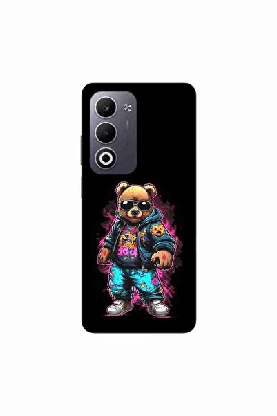 OEM Husa compatibila cu Oppo A5 Silicon Gel Tpu Model Bear Cool Black