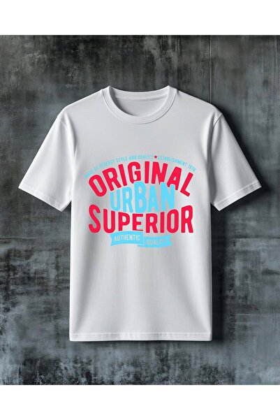 COMVİCHO Original Urban Superior Printed Oversize T-Shirt