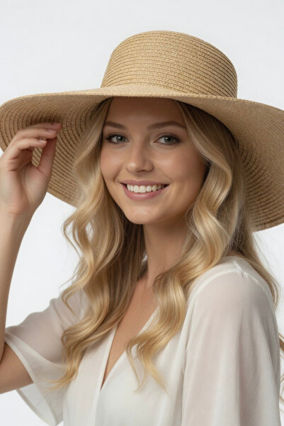 Mollycrush Gift Summer Camel Women's Fedora Hat |   Model Suitable for Beach ...