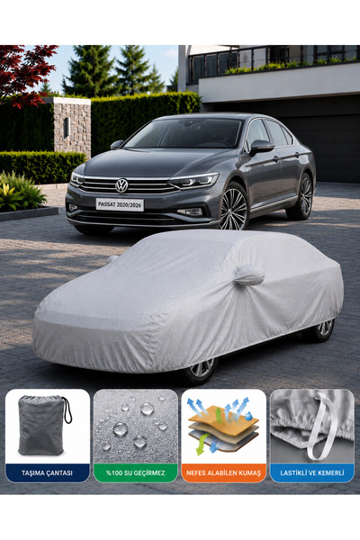 COCEM Volkswagen Passat Premium Araç Brandası Su Geçirmez UV Korumalı Tam Kor...